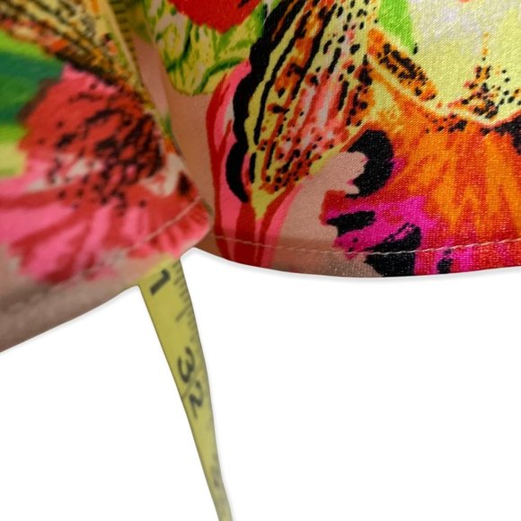 Victoria's Secret Satin Lace Floral Negligee Large - Picture 4 of 6